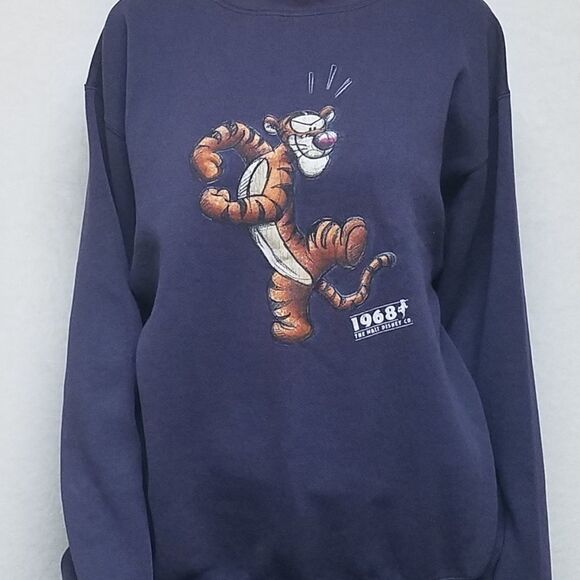 VINTAGE Tigger The Disney Store Blue Sweatshirt - Picture 5 of 12